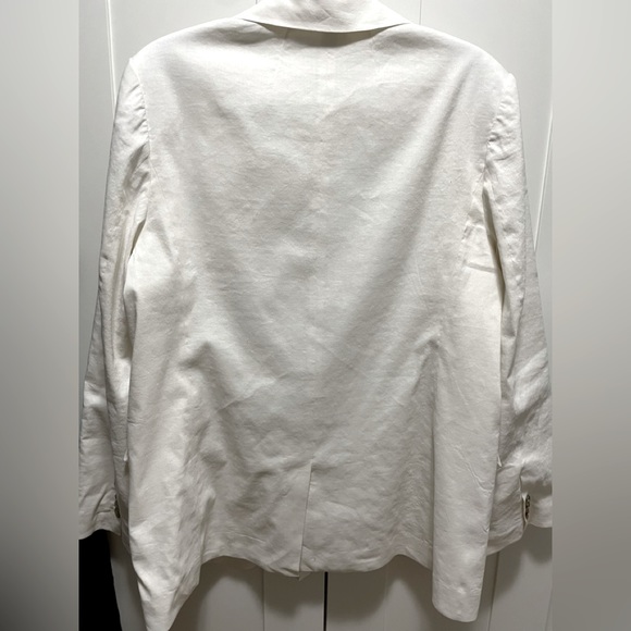 FRAME linen blend blazer - Picture 2 of 12